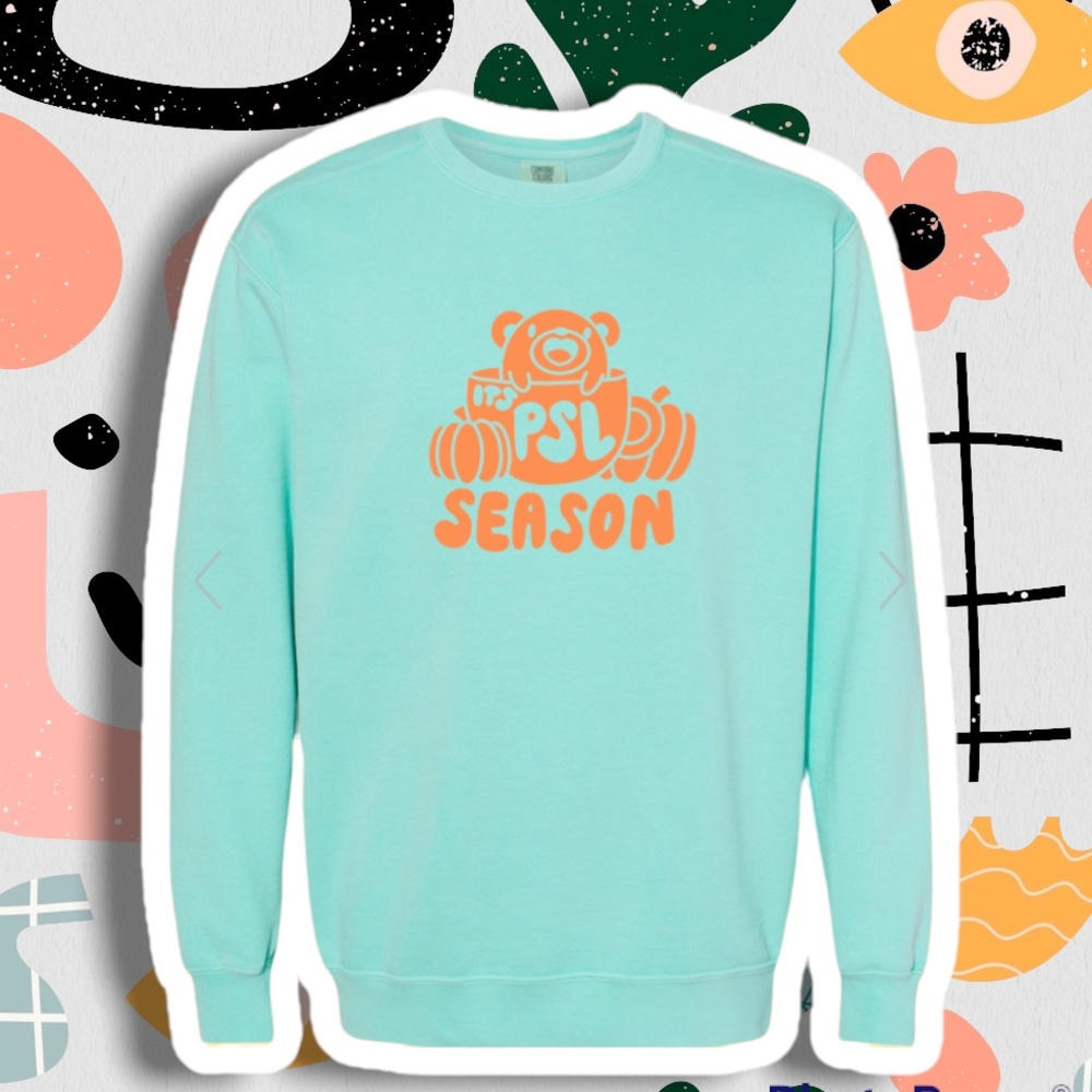 “Pumpkin spice latte season” crewneck